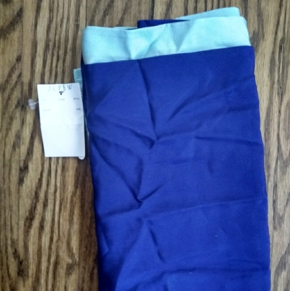 Sale! J Crew blue silk scarf - Picture 3 of 3